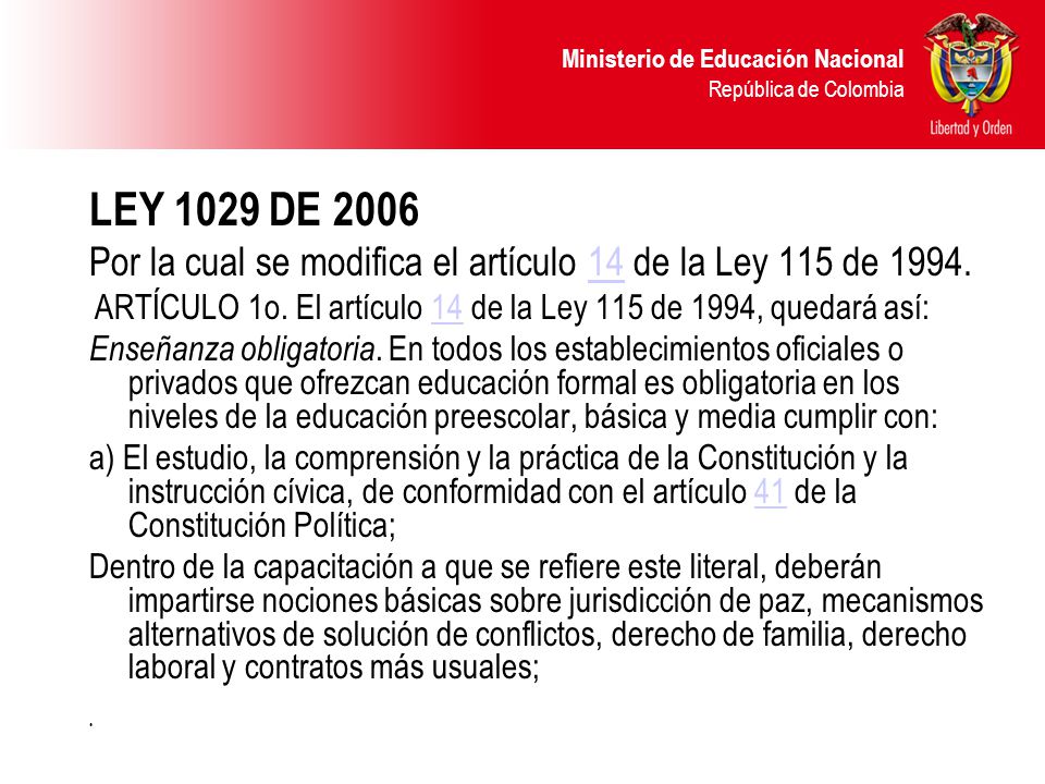 LEY 1029 DE 2006 EBOOK LEY 1029 DE 2006 EBOOK